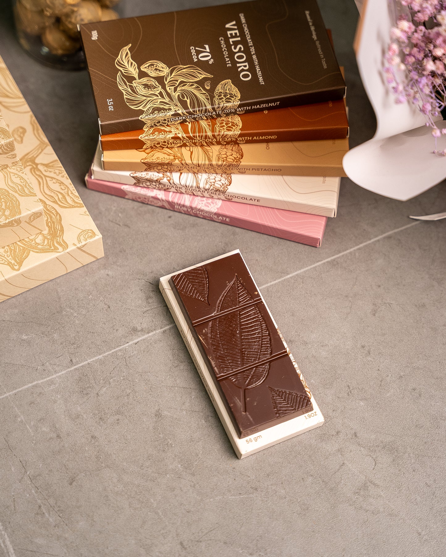 Sugar-Free Dark Chocolate Bar – 56g