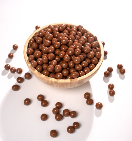Dragées aux noisettes grillées et au chocolat au lait