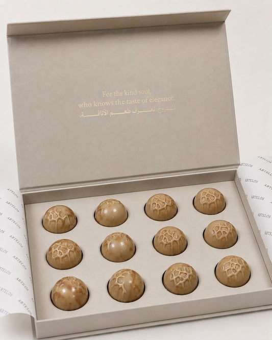 Salted Caramel Crunchy Box Of 12 - VELSORO CHOCOLATE